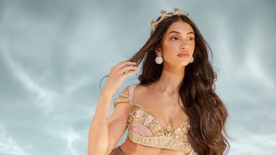 Alanna Panday's outfit was inspired by the mermaids from Disney's Little Mermaid. (Instagram) Alanna Panday's outfit was inspired by the mermaids from Disney's Little Mermaid. (Instagram)