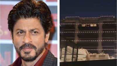 Shah Rukh Khan's Mannat lights up ahead of Diwali Shah Rukh Khan's Mannat lights up ahead of Diwali