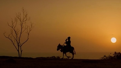 A silhouette of Aamir Khan in Thugs of Hindostan (IMDb) A silhouette of Aamir Khan in Thugs of Hindostan (IMDb)
