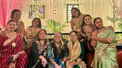 Dia Mirza with the Bollywood gang: Divya Dutta, Shabana Azmi, Shahana Goswami, Konkona Sensharma, Richa Chadha and others, Dia Mirza with the Bollywood gang: Divya Dutta, Shabana Azmi, Shahana Goswami, Konkona Sensharma, Richa Chadha and others,