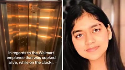 After Gursimran Kaur's tragic death, several TikTok users who have worked at Walmart have shared their insights into the mechanics of the walk-in oven. (TikTok/@chrisbreezie599) After Gursimran Kaur's tragic death, several TikTok users who have worked at Walmart have shared their insights into the mechanics of the walk-in oven. (TikTok/@chrisbreezie599)