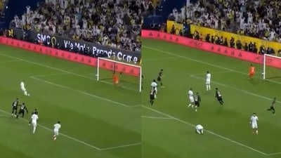 Cristiano Ronaldo misses his penalty. Cristiano Ronaldo misses his penalty.