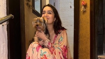 Shraddha Kapoor celebrates Diwali with her pup and the whole family. Shraddha Kapoor celebrates Diwali with her pup and the whole family.