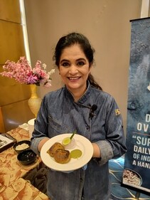 Mushroom Gilaouti kebabs by Chef Pankaj Bhadouria Mushroom Gilaouti kebabs by Chef Pankaj Bhadouria
