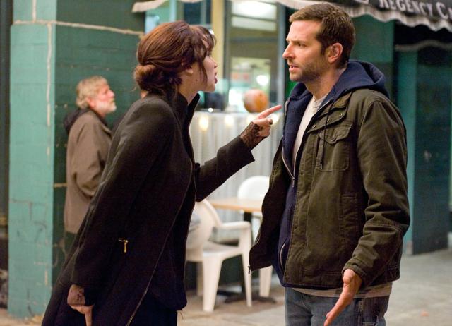 In Silver Linings Playbook, both characters have to navigate complicated family relationships. In Silver Linings Playbook, both characters have to navigate complicated family relationships.