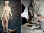 Kim Kardashian's Halloween 2024 look as an albino alligator has gone viral