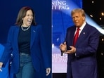 US Vice President and Democratic presidential candidate Kamala Harris and former president and Republican candidate Donald Trump