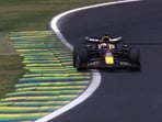 Red Bull's Max Verstappen during practice.