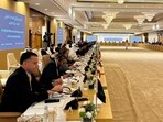 New Delhi was represented at the meeting hosted by Saudi Arabia on October 30-31 by the Indian ambassador to Riyadh, Suhel Khan (X/IndianEmbRiyadh) New Delhi was represented at the meeting hosted by Saudi Arabia on October 30-31 by the Indian ambassador to Riyadh, Suhel Khan (X/IndianEmbRiyadh)