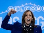 US Election 2024 live: US Vice President and Democratic presidential candidate Kamala Harris speaks during a campaign rally at the Craig Ranch Amphitheater in Las Vegas, Nevada.