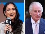 Reports suggest Meghan Markle could permit her children to meet King Charles under certain conditions. (Photo by SUZANNE CORDEIRO / AFP, photo by HENRY NICHOLLS / AFP) Reports suggest Meghan Markle could permit her children to meet King Charles under certain conditions. (Photo by SUZANNE CORDEIRO / AFP, photo by HENRY NICHOLLS / AFP)