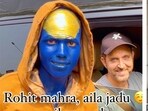 Hrithik Roshan met a fan who would camp outside his home in Jadu costume. Hrithik Roshan met a fan who would camp outside his home in Jadu costume.
