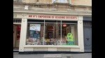 The facade of the bookstore in Bath (Teja Lele)