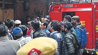(Representative image) There were at least three serious fire incidents reported in the city, officials said. However, the exact number of deaths and injuries caused in fire and other mishaps during Diwali was not immediately known. (HT Archive) (Representative image) There were at least three serious fire incidents reported in the city, officials said. However, the exact number of deaths and injuries caused in fire and other mishaps during Diwali was not immediately known. (HT Archive)