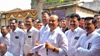 Beginning 7 am on Friday, the deputy chief minister visited as many as 29 villages in Baramati and addressed small rallies. He spent around 15 minutes in each village, visiting Malad, Gunwadi, Dorelwadi, Zargadwadi, Pimpli, Katewadi, Songaon, Mekhali, Ghadgewadi, Nirawagaj, Sangavi and Thoptewadi among others. (HT PHOTO) Beginning 7 am on Friday, the deputy chief minister visited as many as 29 villages in Baramati and addressed small rallies. He spent around 15 minutes in each village, visiting Malad, Gunwadi, Dorelwadi, Zargadwadi, Pimpli, Katewadi, Songaon, Mekhali, Ghadgewadi, Nirawagaj, Sangavi and Thoptewadi among others. (HT PHOTO)