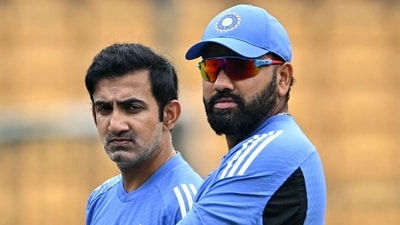 Gautam Gambhir (L) and captain Rohit Sharma look on before the start of the fourth day play of the first Test cricket match between India and New Zealand (AFP) Gautam Gambhir (L) and captain Rohit Sharma look on before the start of the fourth day play of the first Test cricket match between India and New Zealand (AFP)