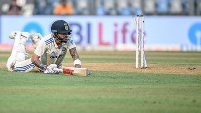 Virat Kohli paid the price for a suicidal run out. (AFP) Virat Kohli paid the price for a suicidal run out. (AFP)