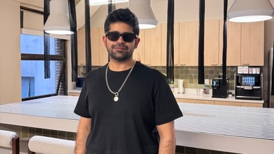 Aravind Srinivas, CEO of Perplexity AI, dressed up as Mark Zuckerberg for Halloween (X/AravSrinivas)
