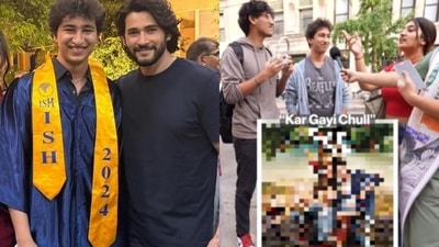 Mahesh Babu's son Gautam Ghattamaneni and his friends guessed Bollywood music in an influencer video. Mahesh Babu's son Gautam Ghattamaneni and his friends guessed Bollywood music in an influencer video.