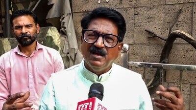Shiv Sena (UBT) leader Arvind Sawant interacts with the media, in Mumbai, Friday, Nov. 1, 2024. (PTI) Shiv Sena (UBT) leader Arvind Sawant interacts with the media, in Mumbai, Friday, Nov. 1, 2024. (PTI)