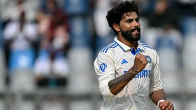 Ravindra Jadeja picked a five-wicket haul on Day 1 of the third Test against New Zealand in Mumbai on Friday. (AFP)