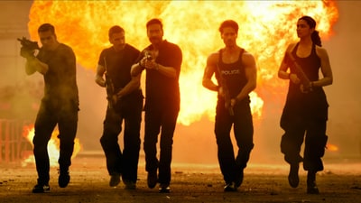 Singham Again stars Ajay Devgn, Ranveer Singh, Deepika Padukone, Akshay Kumar, Tiger Shroff, Kareena Kapoor, and Arjun Kapoor Singham Again stars Ajay Devgn, Ranveer Singh, Deepika Padukone, Akshay Kumar, Tiger Shroff, Kareena Kapoor, and Arjun Kapoor