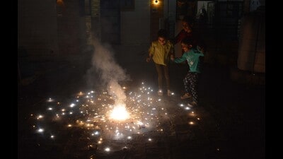 The 112 Emergency Response Support System also received 110 complaints related to firecracker nuisances. (Sant Arora/HT)