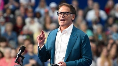 Mark Cuban apologises after saying Trump isn't seen around ‘strong women’ (Photo by Craig Lassig / AFP) (AFP) Mark Cuban apologises after saying Trump isn't seen around ‘strong women’ (Photo by Craig Lassig / AFP) (AFP)