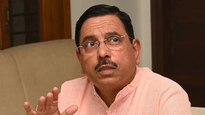 Union minister Pralhad Joshi. (PTI) Union minister Pralhad Joshi. (PTI)