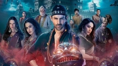 Bhool Bhulaiyaa 3 review: Kartik Aaryan is back as Rooh Baba with Vidya Balan and Madhuri Dixit. Bhool Bhulaiyaa 3 review: Kartik Aaryan is back as Rooh Baba with Vidya Balan and Madhuri Dixit.