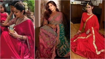 Let's take a look at what Bollywood celebs wore this Diwali. (Instagram) Let's take a look at what Bollywood celebs wore this Diwali. (Instagram)