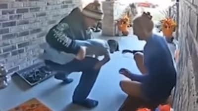 A man in the US saved his neighbour’s child from choking, earning praise on social media. (Instagram/goodnews_movement) A man in the US saved his neighbour’s child from choking, earning praise on social media. (Instagram/goodnews_movement)
