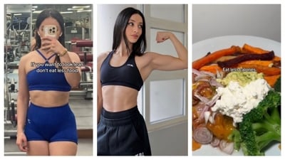 Leana has spoken about how eating less calories is important. (Instagram/ fitzyelifts) Leana has spoken about how eating less calories is important. (Instagram/ fitzyelifts)