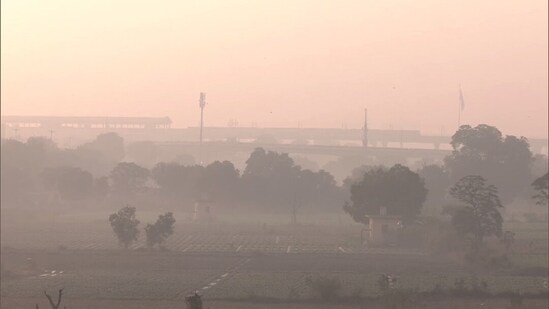Indore's air quality remains in the "satisfactory" category (AQI 51-100) for most days of the year. AQI index breached the 400 mark a day post Diwali celebration in the city. (Representational image) (ANI)