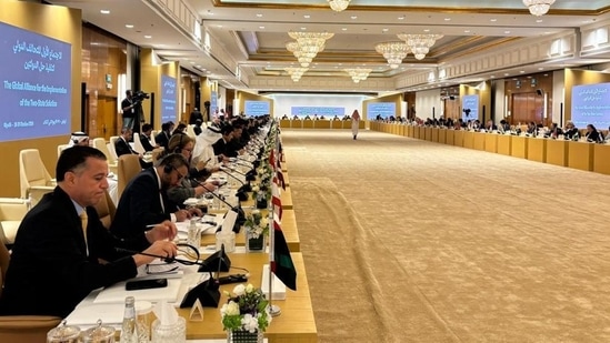 New Delhi was represented at the meeting hosted by Saudi Arabia on October 30-31 by the Indian ambassador to Riyadh. (HT_PRINT)