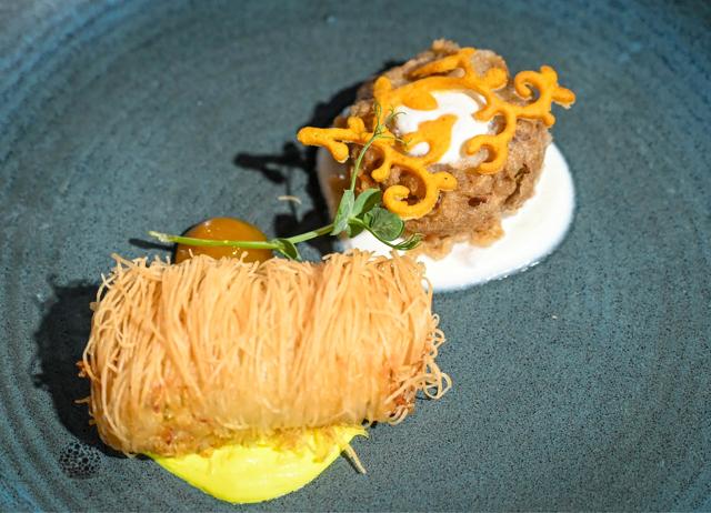 There were dishes from chef Khanna’s restaurants, Bungalow and Kinara. Some were created especially for the evening. (HT ARCHIVES) There were dishes from chef Khanna’s restaurants, Bungalow and Kinara. Some were created especially for the evening. (HT ARCHIVES)