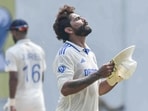 Mumbai, Nov 01 (ANI): India's Ravindra Jadeja during Day 1 of the third test match against New Zealand, at Wankhede Stadium in Mumbai on Friday. (ANI Photo) Mumbai, Nov 01 (ANI): India's Ravindra Jadeja during Day 1 of the third test match against New Zealand, at Wankhede Stadium in Mumbai on Friday. (ANI Photo)