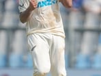 New Zealand's Ish Sodhi celebrates the dismissal of India's Rishab Pant. New Zealand's Ish Sodhi celebrates the dismissal of India's Rishab Pant.