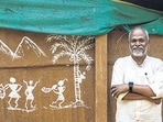 Mumbai, India - Nov. 1, 2024: kastakari shetkari sangthana, vitthal lad, Jogeshwari East constituency in Mumbai, India, on Friday, November 1, 2024. (Photo by Satish Bate/ Hindustan Times) (Hindustan Times)