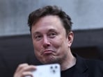 Elon Musk is seen during the final match between Italy's Jannik Sinner and Taylor Fritz of the U.S. REUTERS/Mike Segar