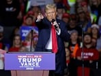 Donald Trump describes two enemies of America: external threats and a more dangerous internal foe. (Photo by CHIP SOMODEVILLA / GETTY IMAGES NORTH AMERICA / Getty Images via AFP)