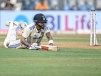 Virat Kohli is run out by New Zealand's Matt Henry during the third Test, in Mumbai on Friday Virat Kohli is run out by New Zealand's Matt Henry during the third Test, in Mumbai on Friday