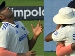 R Ashwin took a good catch to remove Daryl Mitchell. R Ashwin took a good catch to remove Daryl Mitchell.