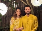 Lin Laishram and Randeep Hooda on their first Diwali since marriage