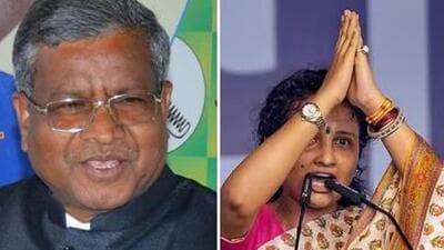Babulal Marandi and Kalpana Soren. Babulal Marandi and Kalpana Soren.
