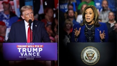 It will be the fourth day in a row that Vice President Harris and former President Trump visit the same state on the same day, (AFP) It will be the fourth day in a row that Vice President Harris and former President Trump visit the same state on the same day, (AFP)