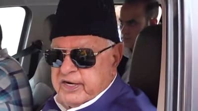 Jammu and Kashmir National Conference president Farooq Abdullah speaks with the media in Srinagar, (PTI file) Jammu and Kashmir National Conference president Farooq Abdullah speaks with the media in Srinagar, (PTI file)