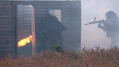 In this image from video released by the Russian Defense Ministry on Friday, Nov. 1, 2024, Russian soldiers attend combat training for assault units at an undisclosed location in Ukraine. (Russian Defense Ministry Press Service via AP) (AP) In this image from video released by the Russian Defense Ministry on Friday, Nov. 1, 2024, Russian soldiers attend combat training for assault units at an undisclosed location in Ukraine. (Russian Defense Ministry Press Service via AP) (AP)