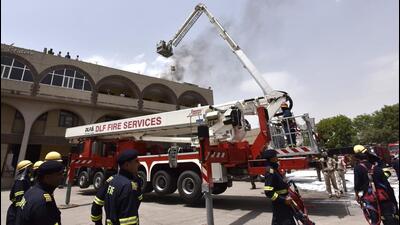The city’s fire department responded to 57 fire incidents and reported 32 minor injuries, but no major injuries or fatalities were recorded. (HT Archive) The city’s fire department responded to 57 fire incidents and reported 32 minor injuries, but no major injuries or fatalities were recorded. (HT Archive)