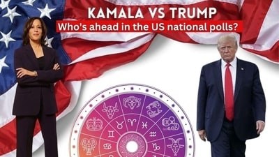 What astro stars say about Kamala Harris election prediction. (Hindustan Times) What astro stars say about Kamala Harris election prediction. (Hindustan Times)